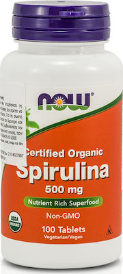 Now Foods Spirulina 500mg 100 ταμπλέτες