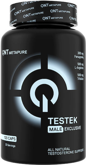 QNT Testek Supplement for Training & Testosterone Boost 120 Capsules