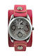 Nemesis Watch with Pink Leather Strap