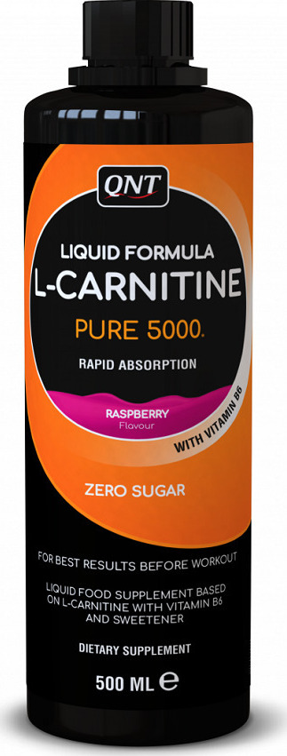 QNT L-Carnitine Pure Liquid 5000mg   Raspberry 500ml | Skroutz.gr