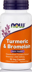 Now Foods Kurkuma & Bromelain 90 Kräuterkapseln Now Foods Kurkuma & Bromelain 90 Kräuterkapseln