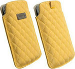 Krusell Avenyn Mobile Pouch Sock & Pouch Yellow