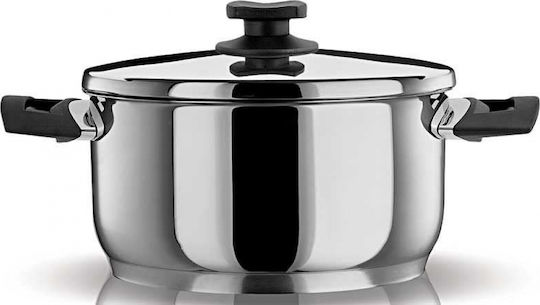 Pyramis Classic Tiefer Edelstahl-Topf 2.3Es / 18cm