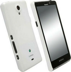Krusell ColorCover Back Cover Πλαστικό Λευκό