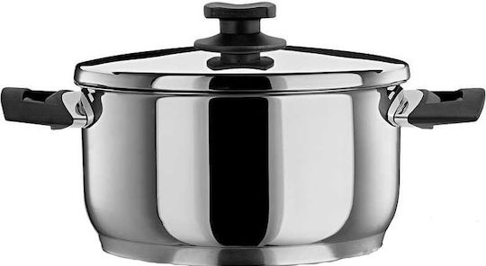 Pyramis Classic Βαθιά Ανοξείδωτη Κατσαρόλα 8.6lt / 28cm