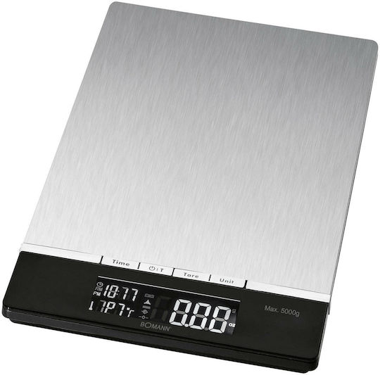 Bomann KW 1421 Ψηφιακή Ζυγαριά Κουζίνας έως 5kg Inox