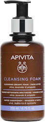 Apivita Olive, Lavender & Propolis Αφρός Καθαρισμού Προσώπου & Ματιών 200ml