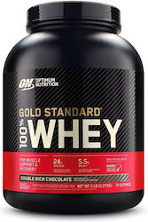 Optimum Nutrition Gold Standard 100% Whey Πρωτεΐνη Ορού Γάλακτος Χωρίς Γλουτένη με Γεύση Double Rich Chocolate 2.27kg