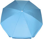 Escape Σπαστή Ομπρέλα Θαλάσσης Ciel Διαμέτρου 2m με UV Προστασία Γαλάζια