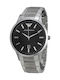 Emporio Armani Watch Battery with Silver Metal Bracelet