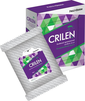 Frezyderm Crilen Εντομοαπωθητικά Μαντηλάκια Υγρά Κατάλληλα για Παιδιά 20τμχ