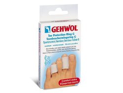 Gehwol Toe Protection Ring G mit Gel Mittel 2Stück