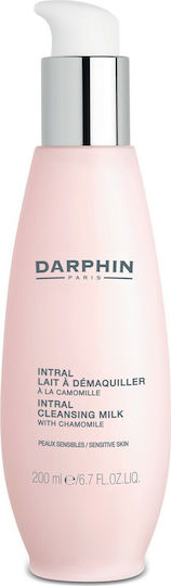 Darphin Intral Cleansing Milk With Chamomile Γαλάκτωμα Αφαίρεσης Μακιγιάζ Προσώπου 200ml