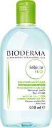Bioderma Micellar Wasser Sebium Η2Ο für fettige Haut 500ml