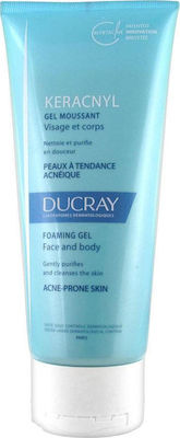 Ducray Gel Gegen Akne Keracnyl für fettige Haut 200ml