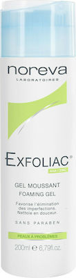 Noreva Exfoliac Foaming Gel Anti-Acne Gel for Sensitive Skin 200ml