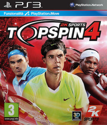 Top Spin 4 PS3 Game (Used)