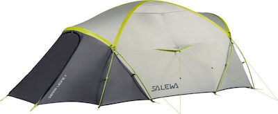 Salewa Sierra Leone II Winter Campingzelt Klettern Gray für 2 Personen Wasserdicht 5000mm 330x140x116cm