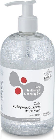 Zarbis Camoil Johnz Handdesinfektionsmittel Gel zur Handdesinfektion mit Pumpe 500ml Geruchlos