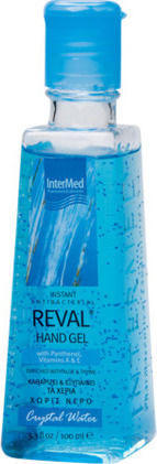InterMed Reval Hand Gel Αντισηπτικό Gel Χεριών 100ml Crystal Water