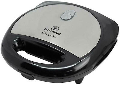 Human Sandwich Maker for for 2 Sandwiches Sandwiches 750W Black