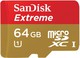 Sandisk SDSDQX-064G-U46A microSDXC 64GB Klasse 10 U1 UHS-I mit Adapter
