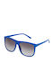 Breo Men's Sunglasses with Blue Plastic Frame and Gray Lens B-AP-CNX4