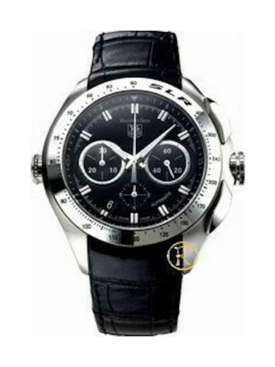 TAG Heuer Men's Watch Battery with Black Leather Strap