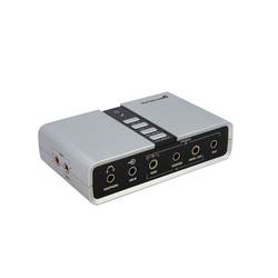 StarTech ICUSBAUDIO7D External USB 7.1 Sound Card Gray