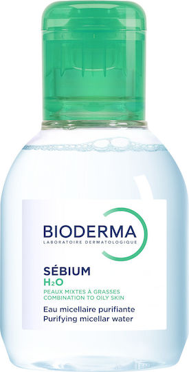 Bioderma Sebium H2O Micellar Water Purifying Cleansing and Makeup Remover Water for Combination/Oily or Acne-Prone Skin