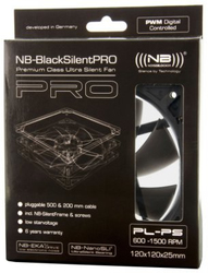 Noiseblocker BlackSilentPro PKPS Вентилатор за кутия 140мм с връзка 3-Pin 1бр