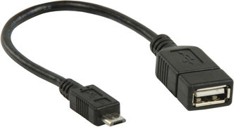 Valueline VLMP 60515 B0.20 Конвертор micro USB мъжки към USB-A женски 1 брой