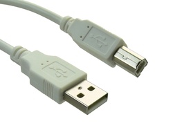 Sandberg 502-78 USB 2.0 USB-A male σε USB-B male Λευκό 1.8m