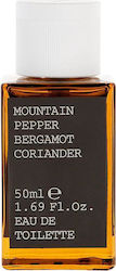 Korres Mountain Pepper Bergamot Coriander Eau de Toilette 50ml