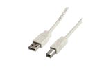 4.5m USB 2.0 Cable A-Male to B-Male Gray