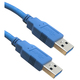 Bridge Cable USB 3.0 Cablu USB-A - USB-A Albastru 1.5m