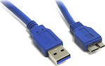 Regulär USB 3.0 auf Micro-USB-Kabel Blau 1.5m 1Stück