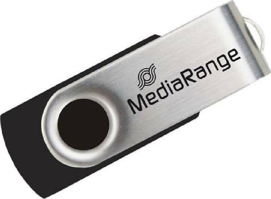 MediaRange MR911 Flexi USB Stick 32GB 15MB/s USB 2.0 black-silver 