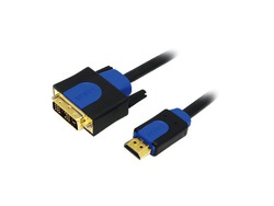 LogiLink CHB3103 3m DVI-D male to HDMI male Cable Black (CHB3103)