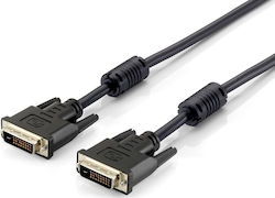 Equip Cablu DVI-D - DVI-D 1.8m Negru (118932)