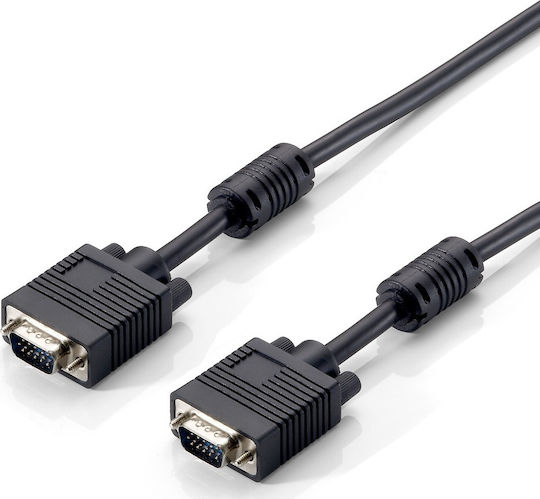 Equip Кабел VGA мъжки - VGA мъжки Черен 8м (118813)