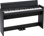 Korg Ηλεκτρικό Όρθιο Πιάνο LP-380 με 88 Βαρυκεντρισμένα Πλήκτρα Ενσωματωμένα Ηχεία και Σύνδεση με Ακουστικά Black