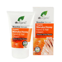 Dr.Organic Manuka Honey Crema de mâini hidratantă și pentru unghii 125ml