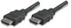 Manhattan Cable HDMI male - HDMI male 3m Black