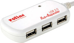 Roline Repeater Kabel 12m Mit Hub 3 Anschlüsse USB-Hub 4 Anschlüsse (USB-A) 12.04.1085 Roline Repeater Kabel 12m Mit Hub 3 Anschlüsse USB-Hub 4 Anschlüsse (USB-A) 12.04.1085