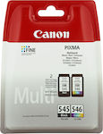 Canon PG-545/CL-546 Πακέτο 2 Μελανιών Εκτυπωτή InkJet Πολλαπλό (Color) / Μαύρο (8287B005)