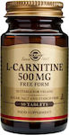 Solgar L-Carnitine Συμπλήρωμα Διατροφής με Καρνιτίνη 500mg 30 ταμπλέτες