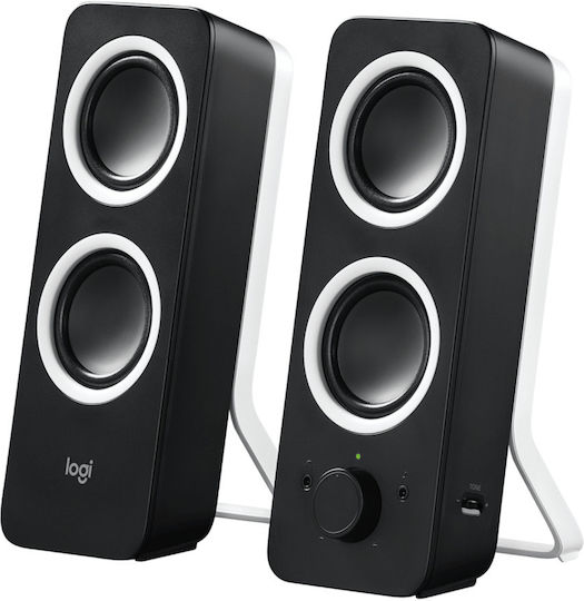 Logitech Z200 Computerlautsprecher 2.0 mit Leistung 5W in Schwarz Farbe