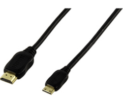 Valueline CABLE-5505/2.5 HDMI 1.4 HDMI male - mini HDMI male 2.5m Μαύρο Valueline CABLE-5505/2.5 HDMI 1.4 HDMI male - mini HDMI male 2.5m Μαύρο