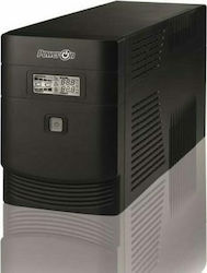 Power On VLD-2000 UPS Line-Interactive 2000VA with 4 Schuko Power Plugs